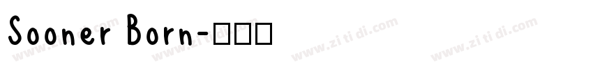 Sooner Born字体转换